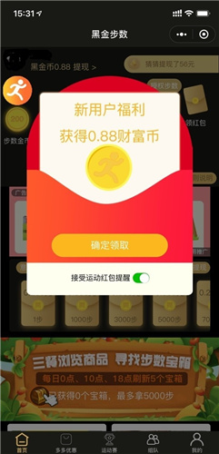 黑金步数安卓版 V1.0