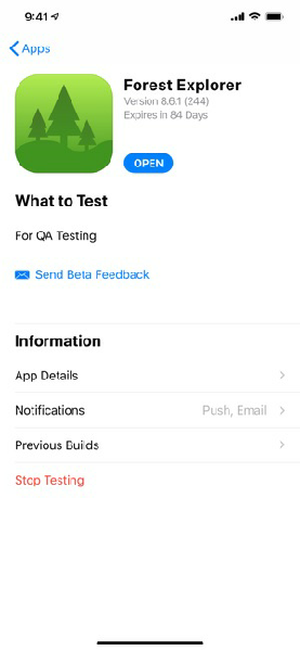 testflight iPhone版 V3.0.1