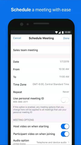 zoom视频会议安卓版 V2.7