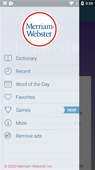 韦氏词典安卓去广告版 V5.0.2